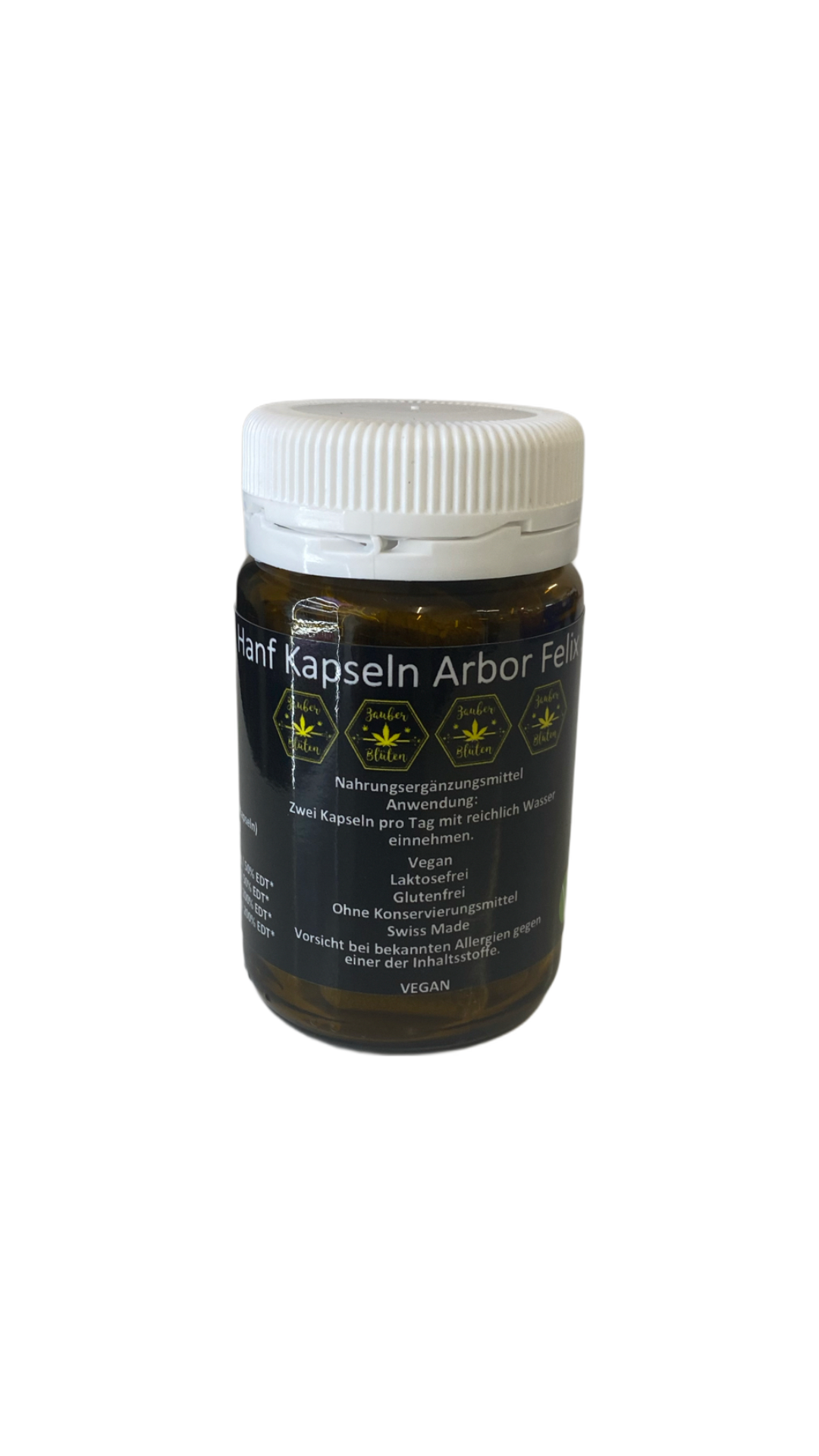 Zauber Blüten Arbor Felix Hanf-Kapseln, 10 mg, 50 Stück