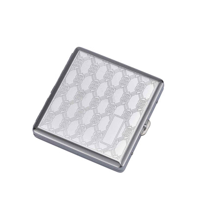 20er Zigarettenetui Classic offen, mit Zigaretten gefüllt