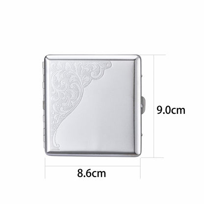 Zigarettenetui Classic 20er aus Metall, Rückseite