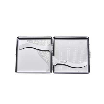 Zigarettenetui Classic 20er mit Verpackung, poliertes Metall