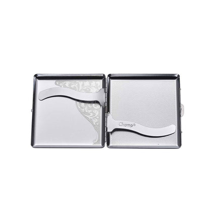 Zigarettenetui Classic 20er mit Verpackung, poliertes Metall