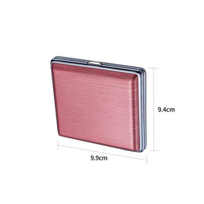 20er Zigarettenetui matt gebürstet aus robustem Metall