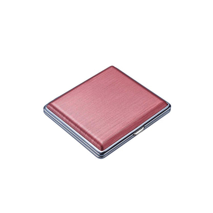 Zigarettenetui 20er matt gebürstet aus Metall, Rückseite