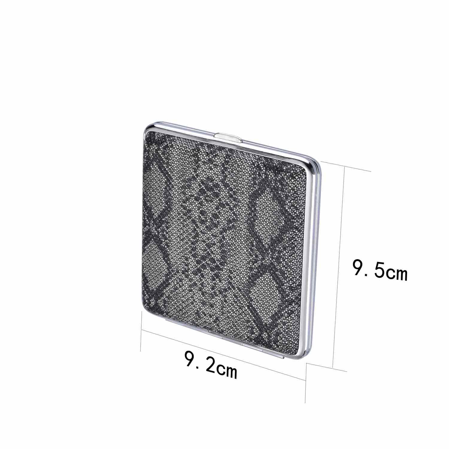 Seitenprofil vom Pythonstyle Zigarettenetui 20er aus Metall