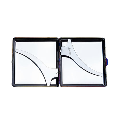 Detailansicht Verschluss am Rainbow Zigarettenetui 20er