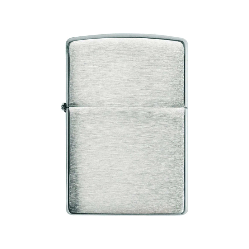 Zippo Set Feuerzeug in Chrom gebürstet