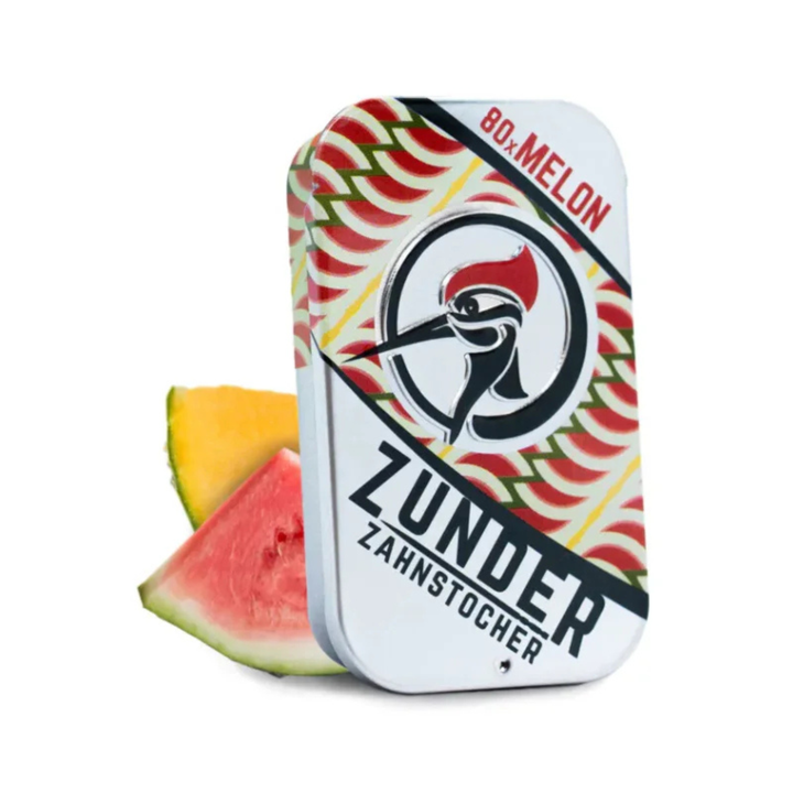 Zunder Zahnstocher Melon Box mit 80 Stück